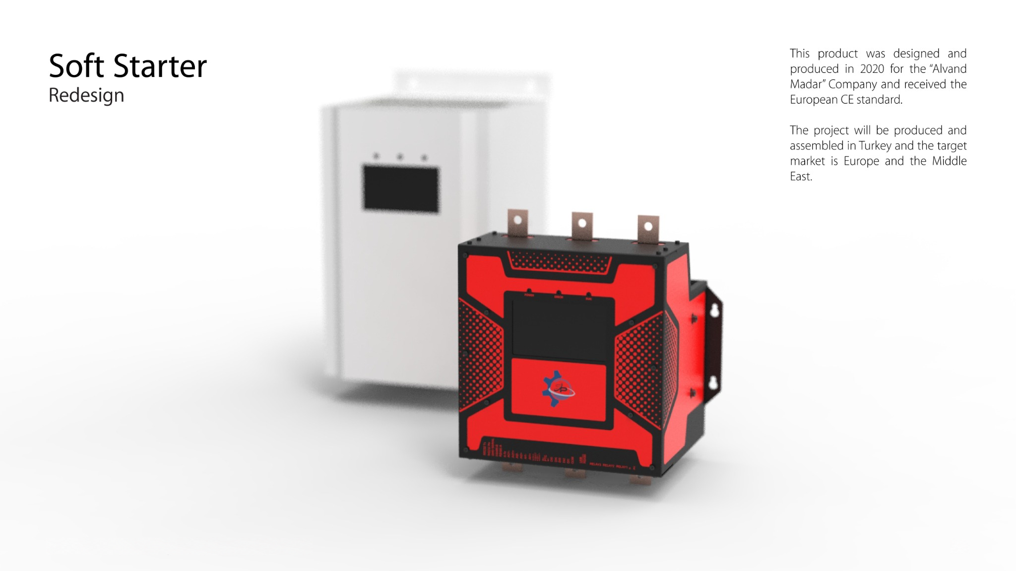 Industrial Soft Starter Redesign portfolio presentation, page 14