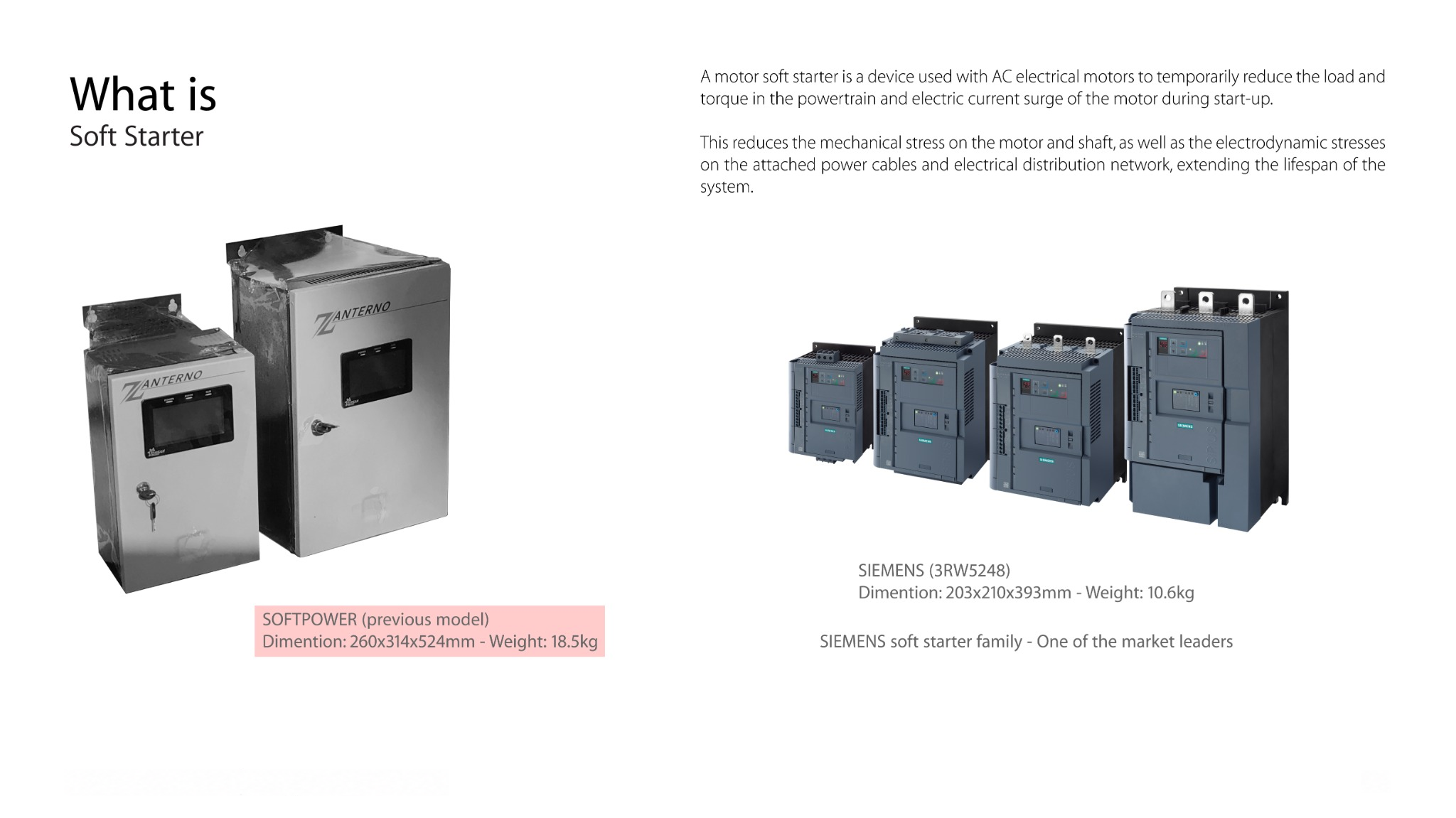 Industrial Soft Starter Redesign portfolio presentation, page 15